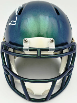 Jadarian Price Autographed Seattle Seahawks Rivalries Speed Mini Helmet - Beckett BAS Authenticated