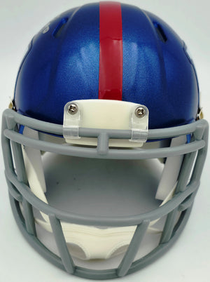 Jason Pierre-Paul Autographed New York Giants Blue Speed Mini Helmet - JSA Authenticated