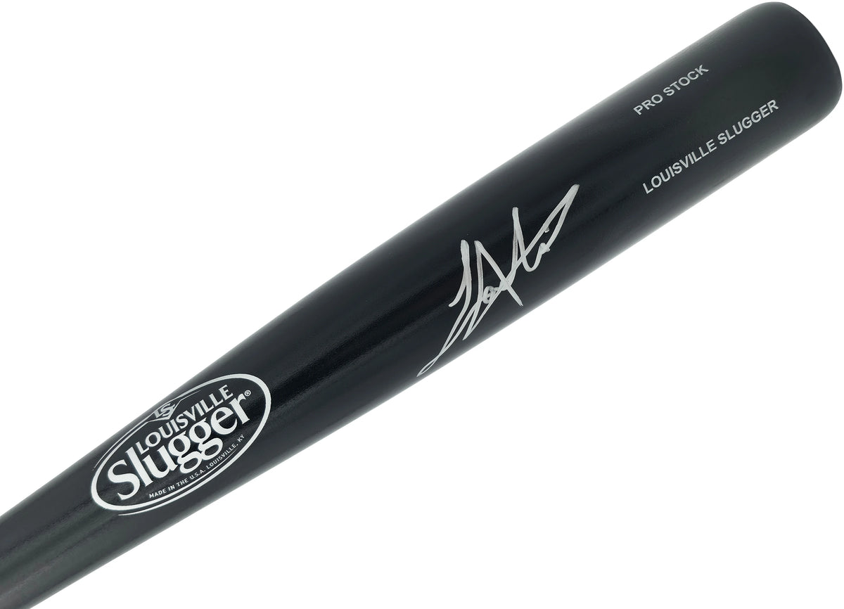 Lazaro Montes Autographed Black Louisville Slugger Pro Stock Bat Seattle Mariners 34-inch - MCS Hologram Authenticated!