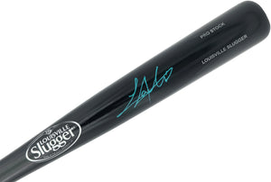 Lazaro Montes Autographed Black Louisville Slugger Pro Stock Bat Seattle Mariners 34-inch - MCS Hologram Authenticated
