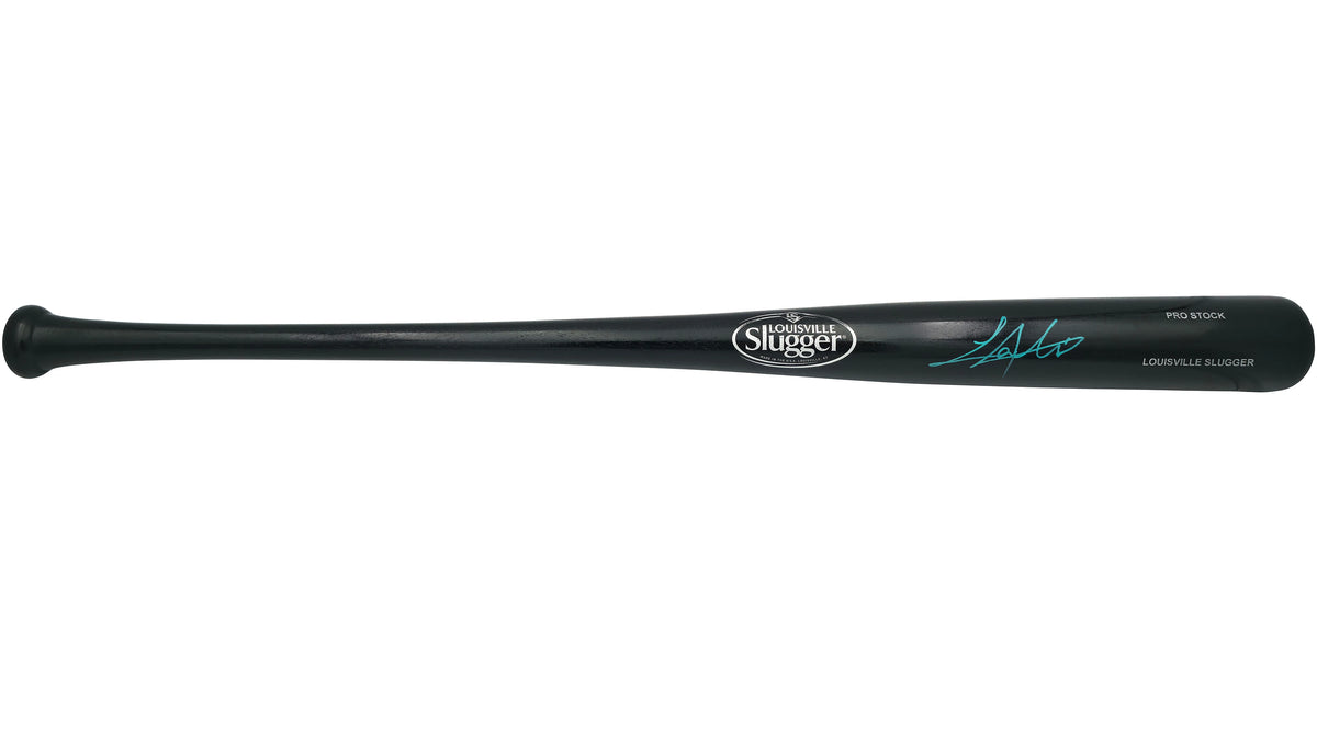Lazaro Montes Autographed Black Louisville Slugger Pro Stock Bat Seattle Mariners 34-inch - MCS Hologram Authenticated