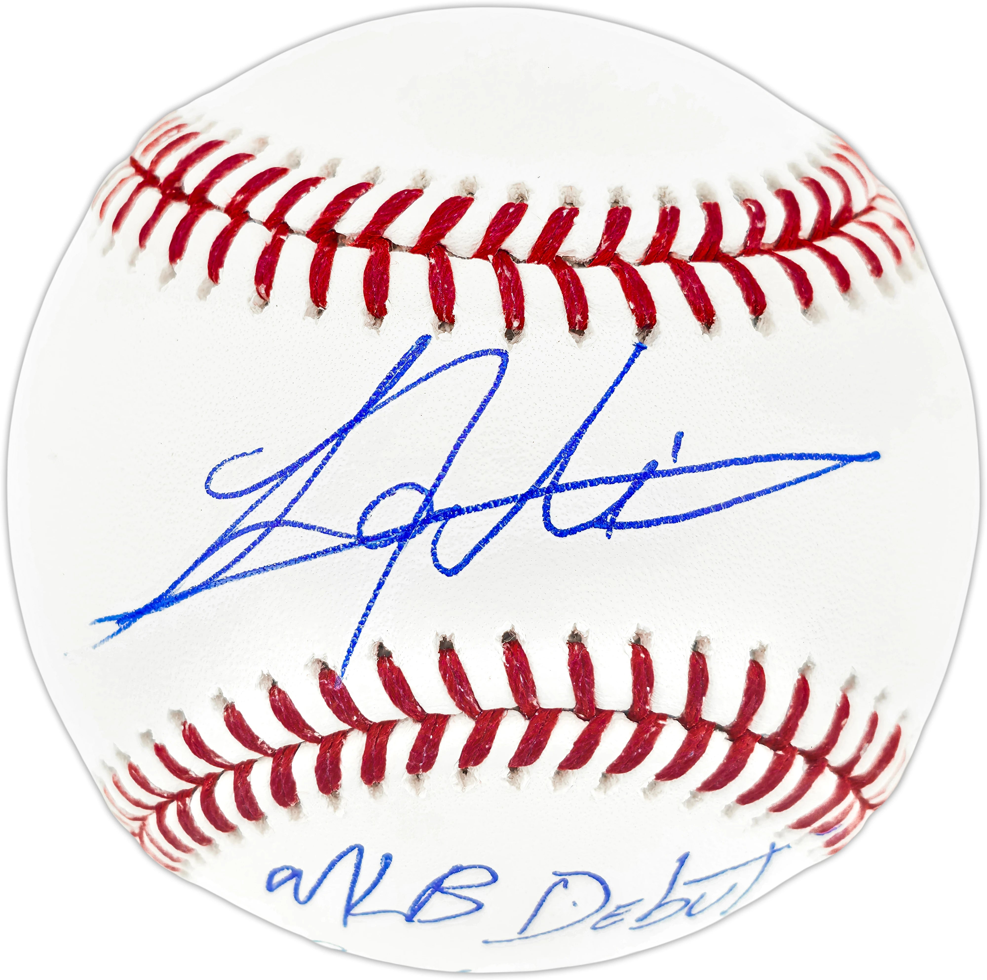Lazaro Montes Autographed Official MLB Baseball Seattle Mariners "MLB Debut 9-1-26" - MCS Hologram Authenticated