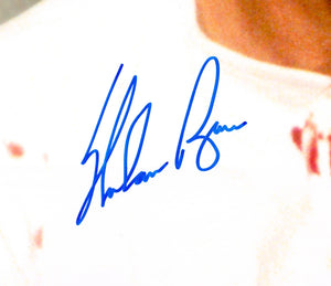 Nolan Ryan Autographed 16x20 Photo Texas Rangers Bloody Lip - PSA/DNA Authenticated