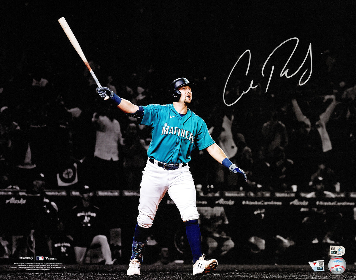 Cal Raleigh Autographed 16x20 Seattle Mariners Walk-Off Home Run Photo Fanatics MLB Holo