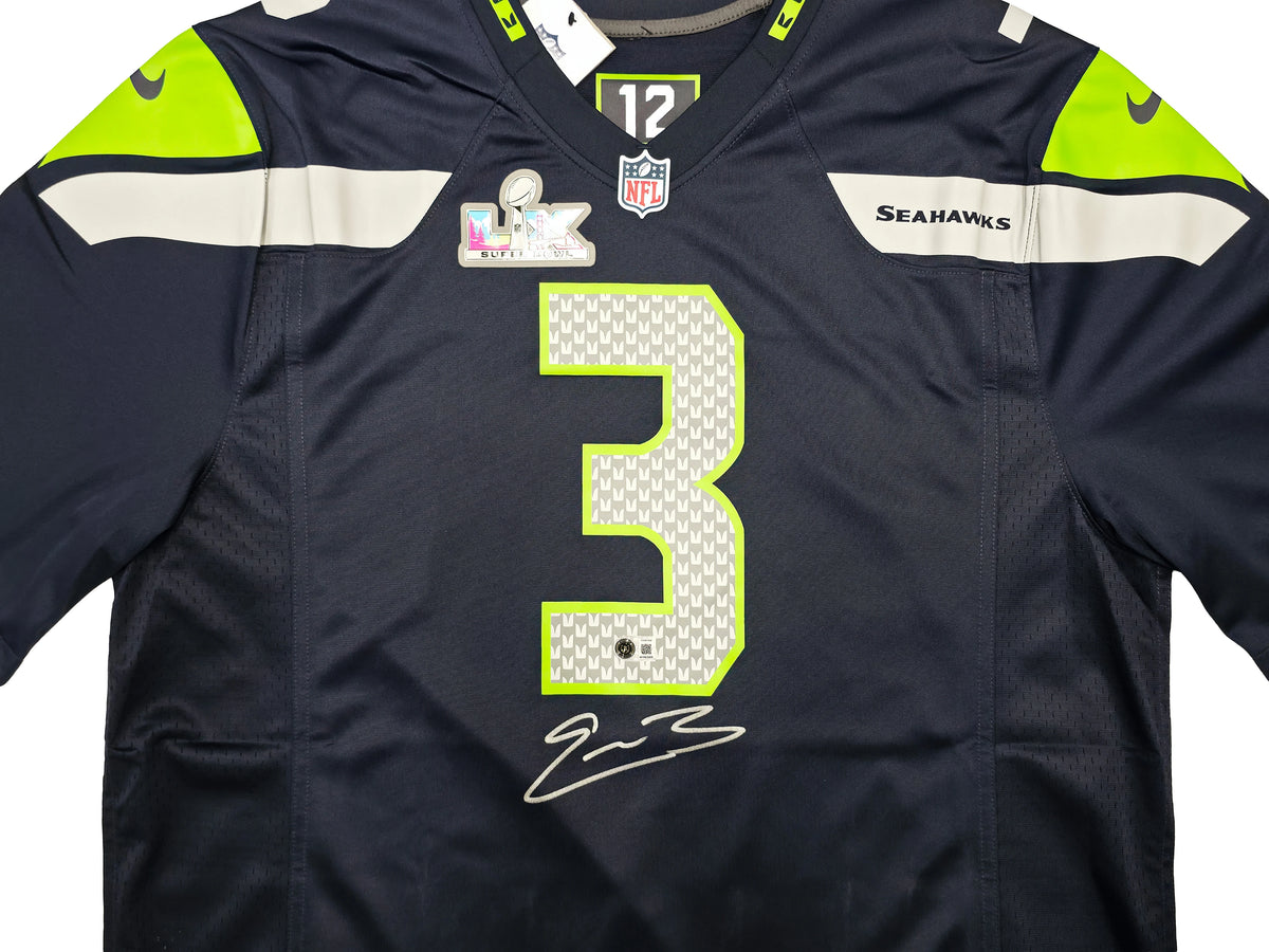Nick Emmanwori Autographed Seattle Seahawks Nike Jersey | Super Bowl LX Patch | Beckett Witnessed
