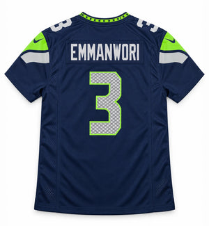 Nick Emmanwori Autographed Seattle Seahawks Nike Jersey | Super Bowl LX Patch | Beckett Witnessed