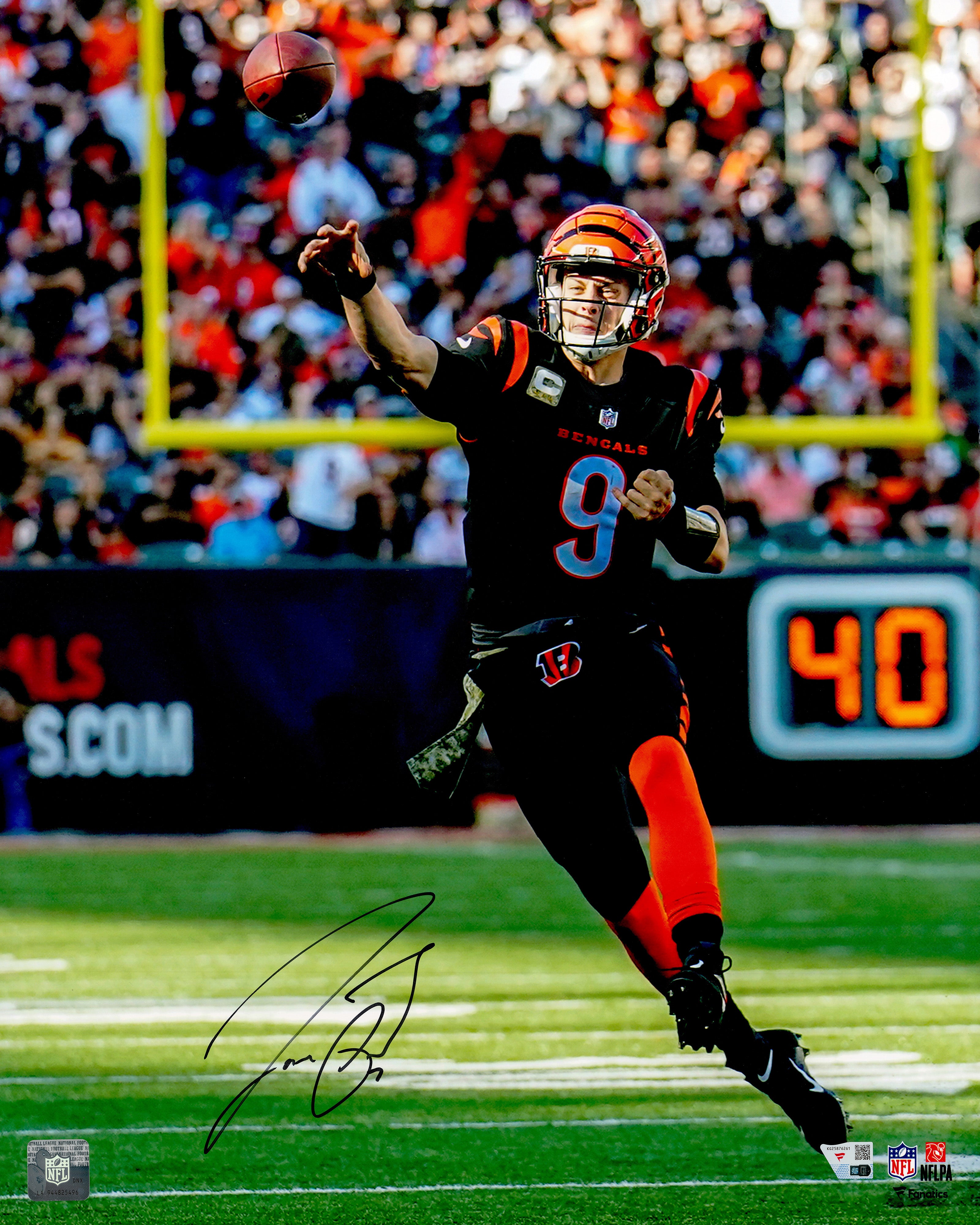 Joe Burrow Signed Cincinnati Bengals 16x20 Photo – Fanatics Authentic Hologram!