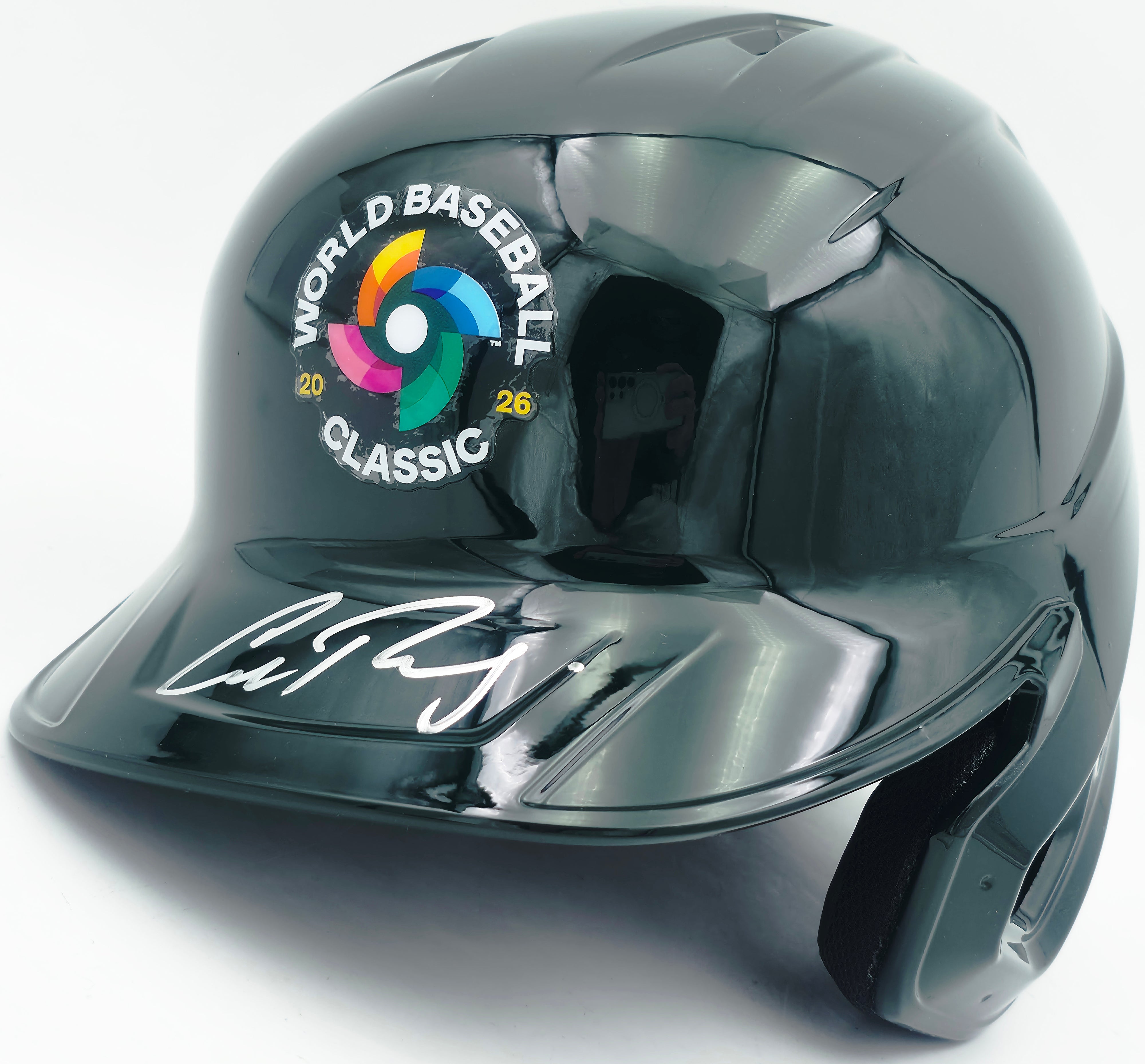 Cal Raleigh Autographed Team USA Green 2026 WBC Logo Full Size Mach Pro Replica Batting Helmet Fanatics & MLB Holo