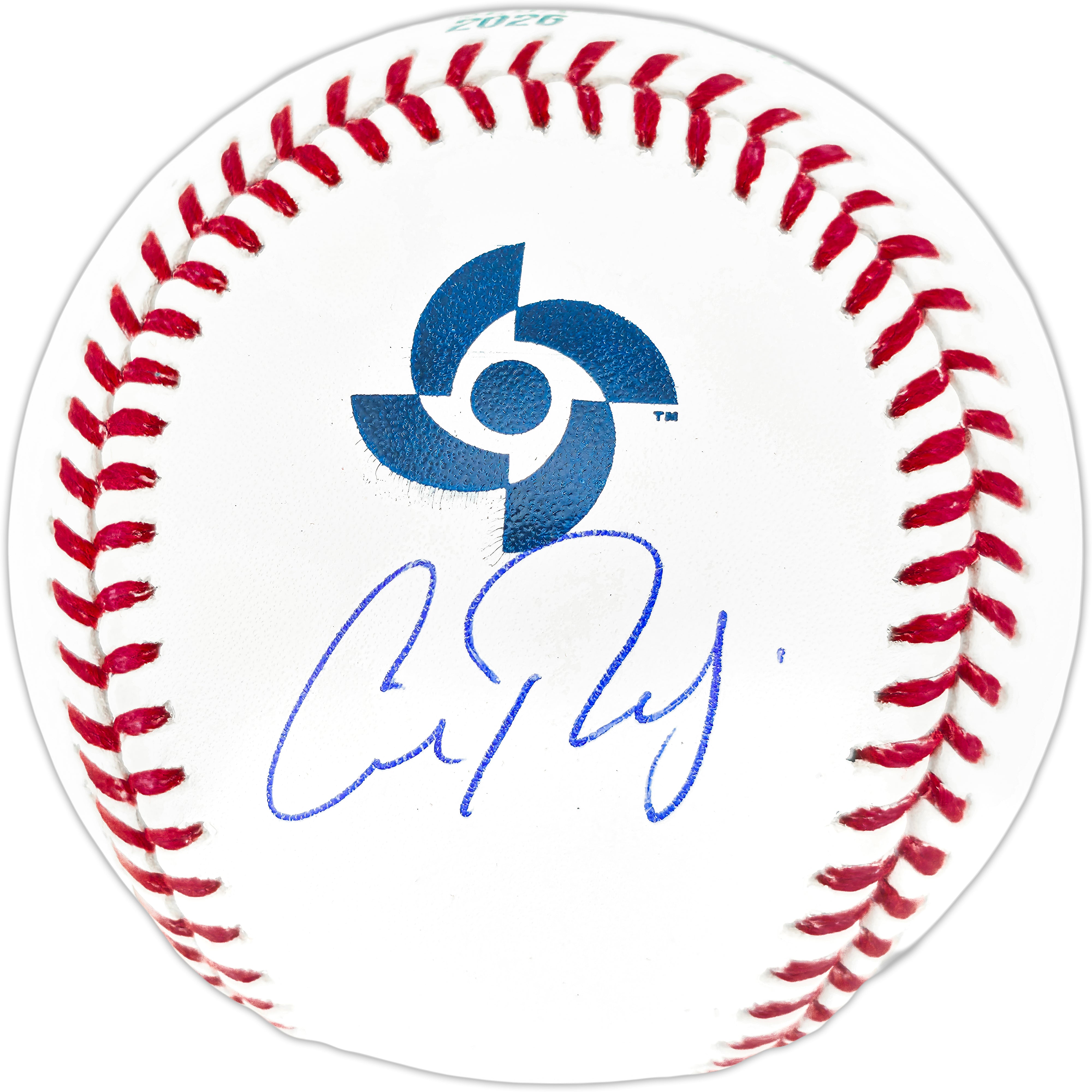 Cal Raleigh Signed 2026 WBC Logo Baseball Team USA Fanatics & MLB Authenticated
