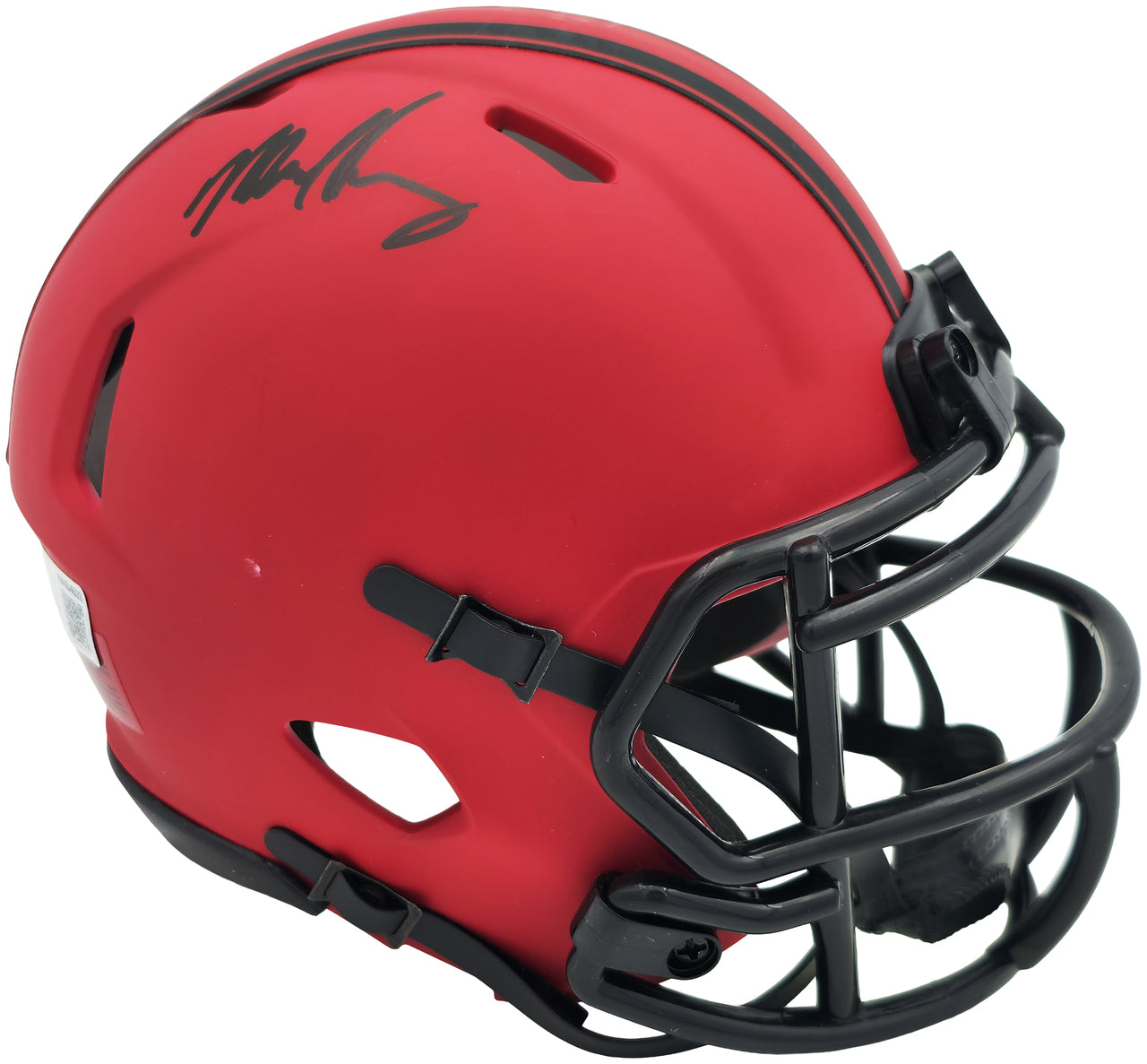 Mike Singletary Autographed San Francisco 49ers Rave Red Speed Mini Helmet Beckett BAS Witness