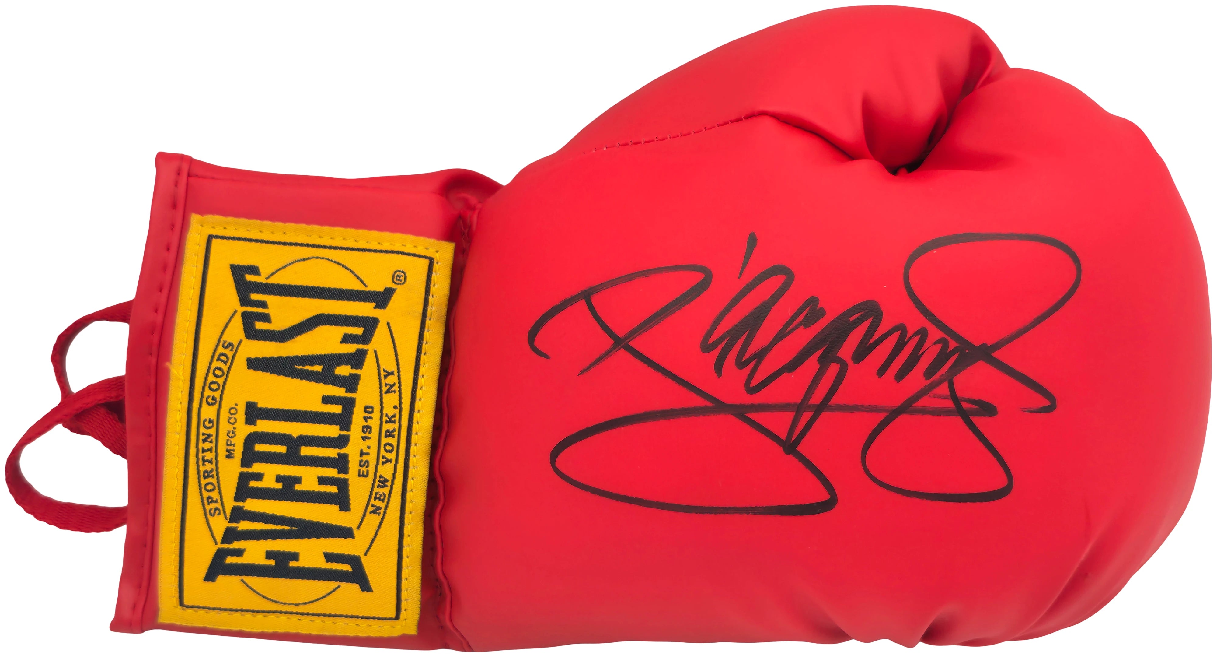 Manny Pacquiao Signed Red Everlast Right Hand Boxing Glove BAS Witness Auth