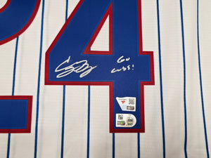 Chicago Cubs Cody Bellinger Autographed White Nike Jersey (Size XL) "Go Cubs!" #/10 - Dual Fanatics & MLB COA