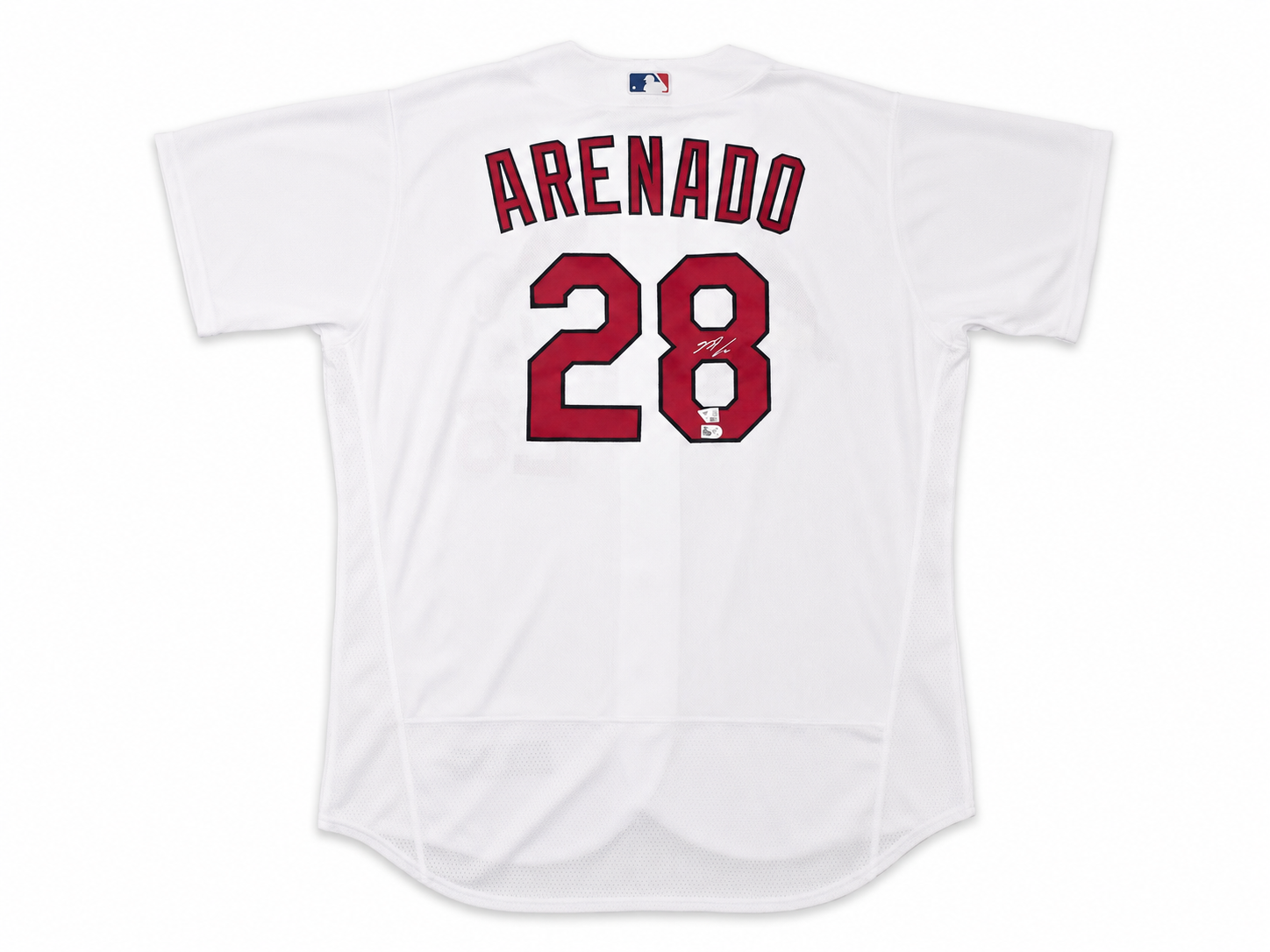 St. Louis Cardinals Nolan Arenado Autographed White Nike Authentic Collection Jersey Size 52 Fanatics & MLB Holo