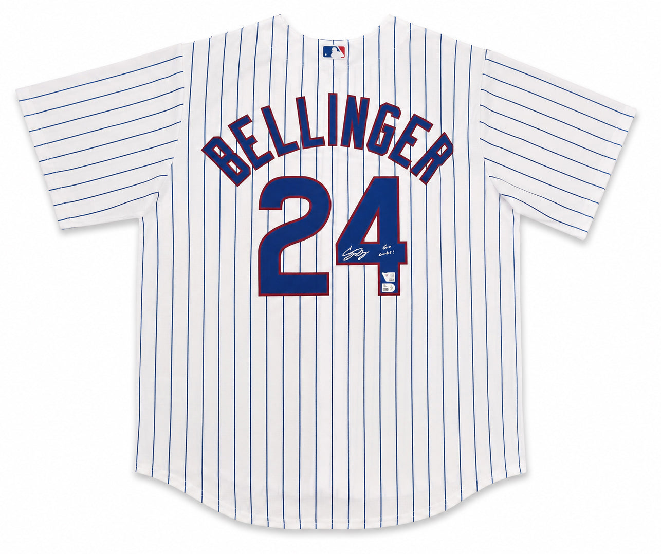 Chicago Cubs Cody Bellinger Autographed White Nike Jersey Size XL "Go Cubs!" #/10 Fanatics & MLB Holo