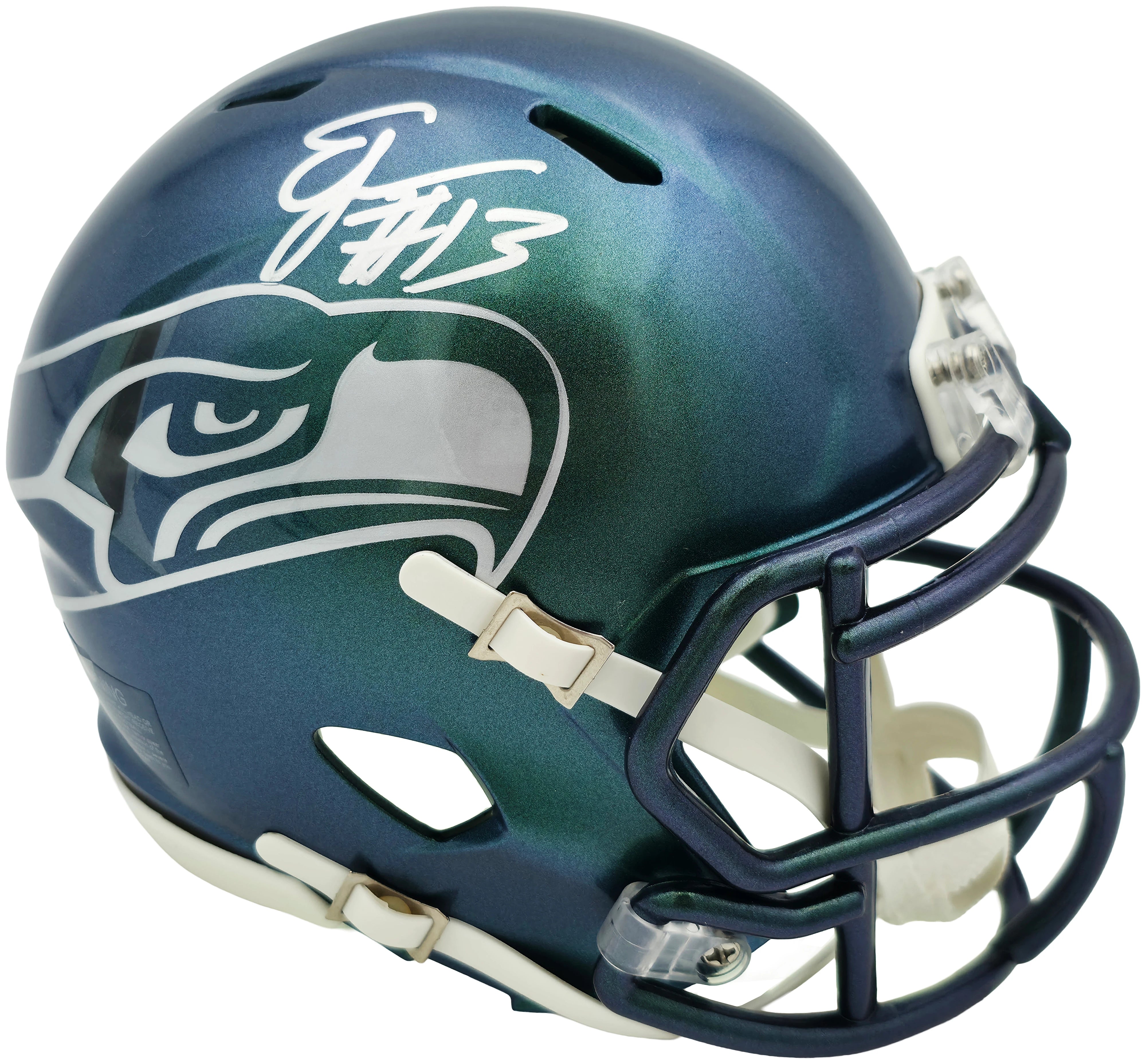 Ernest Jones IV Autographed Seattle Seahawks Rivalries Speed Mini Helmet MCS Holo