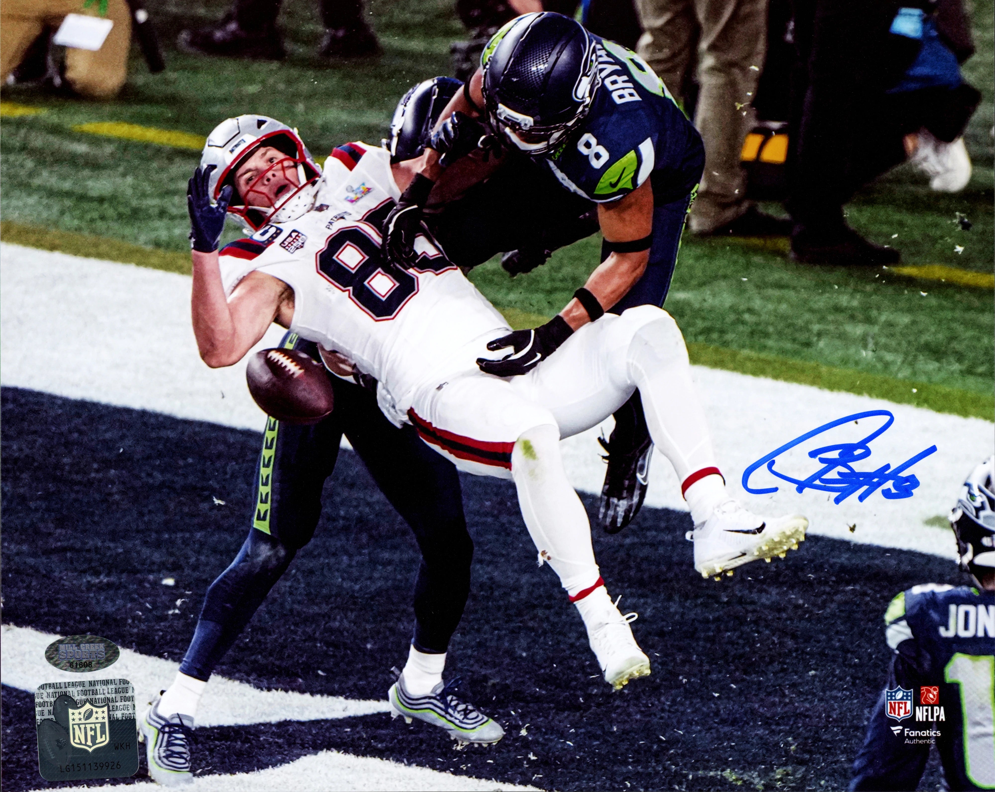 Coby Bryant Autographed 8x10 Photo Seattle Seahawks Super Bowl LX MCS Holo
