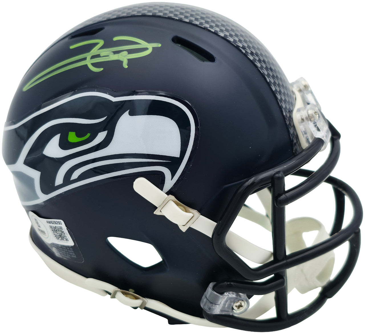 Earl Thomas III Autographed Seattle Seahawks Blue Speed Mini Helmet Beckett BAS Witness