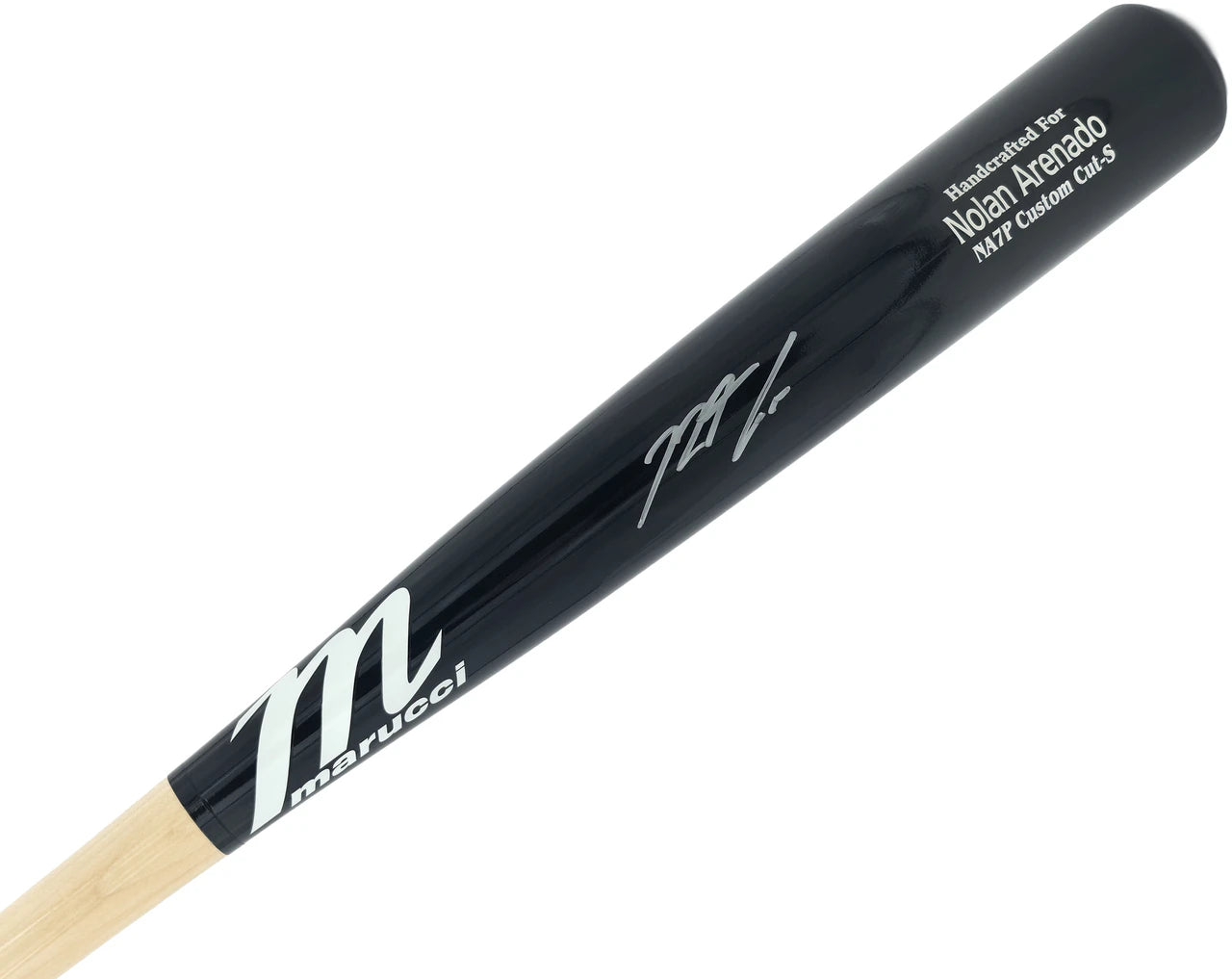 Nolan Arenado Autographed Black Marucci Player Model Baseball Bat St. Louis Cardinals Fanatics & MLB Holo