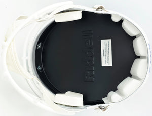 Bruce Smith Autographed Buffalo Bills White Full-Size Rivalries Speed Replica Helmet - Beckett BAS Witness