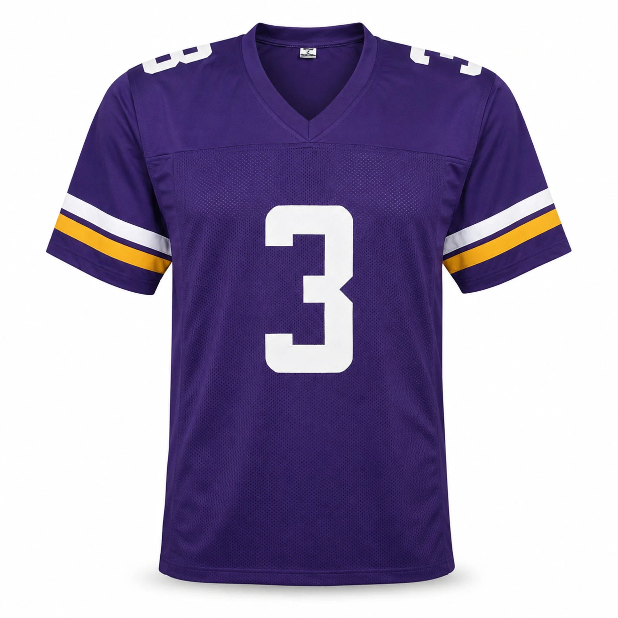 Jordan Addison Autographed Minnesota Vikings Purple Custom Football Jersey - JSA Witness Authenticated