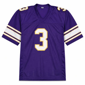 Jordan Addison Autographed Minnesota Vikings Purple Custom Football Jersey - JSA Witness Authenticated