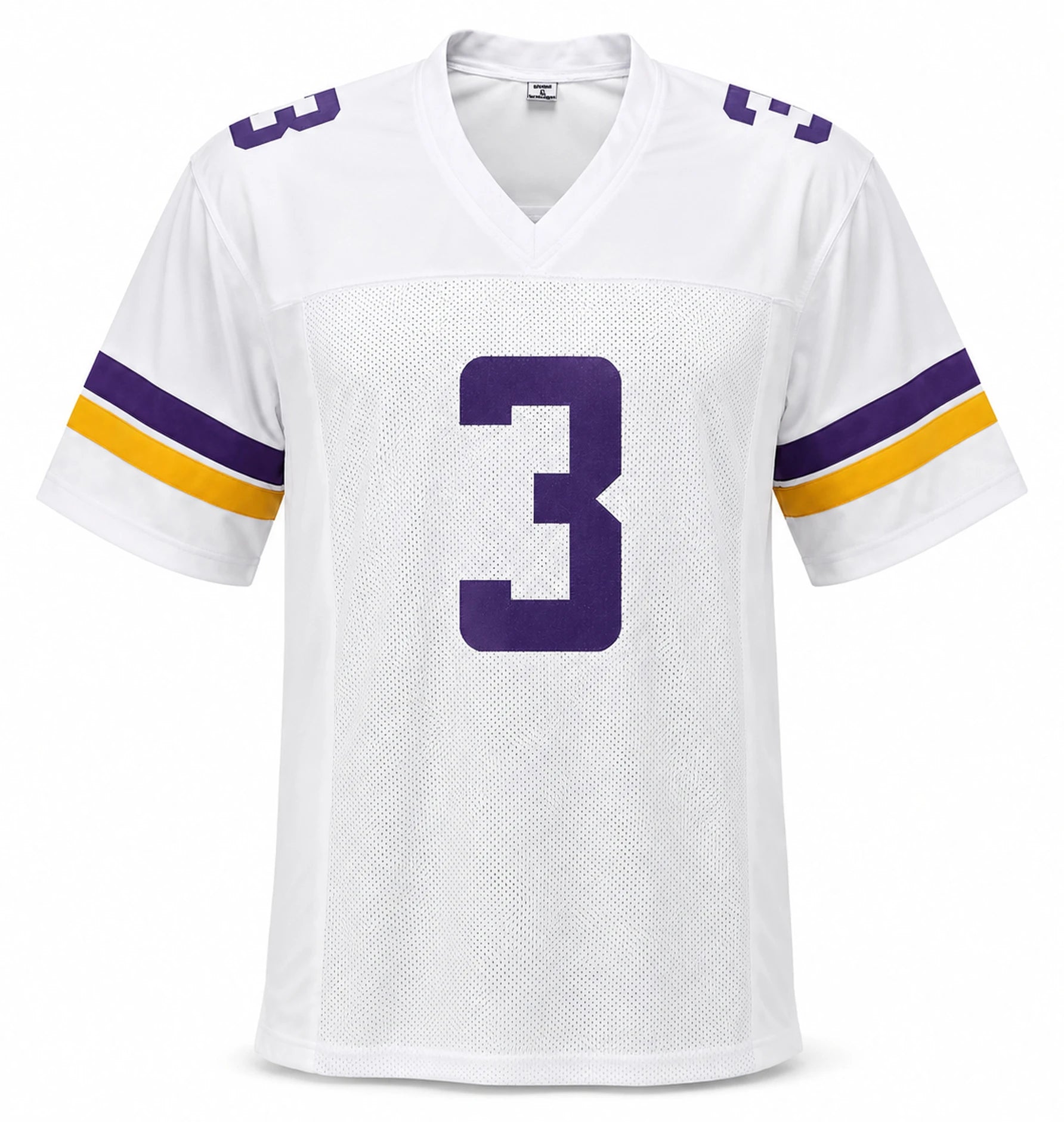 Jordan Addison Autographed Minnesota Vikings White Custom Football Jersey - JSA Witness Authenticated