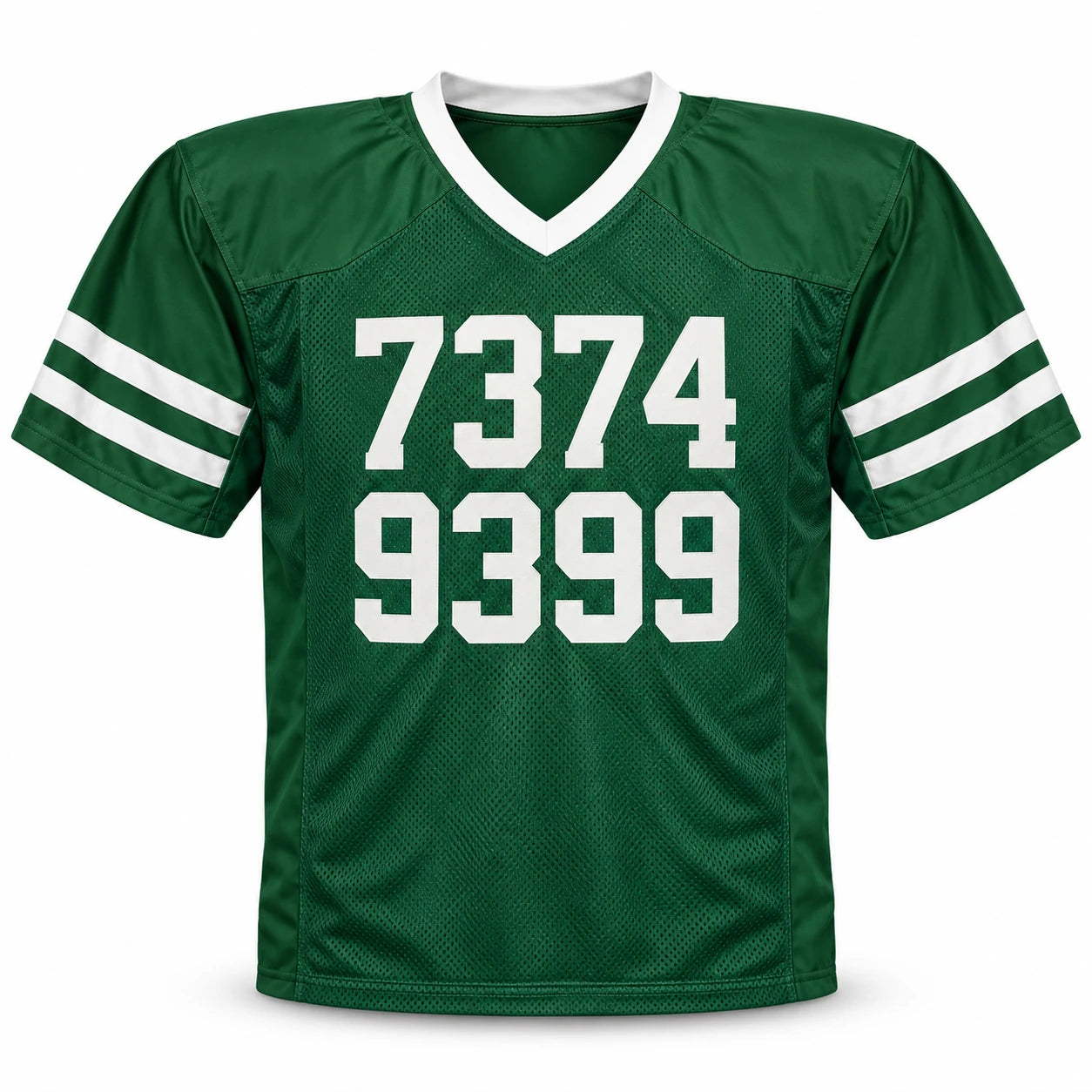 New York Jets Sack Exchange 4-Sign Autographed Green Custom Football Jersey (Size XL, Klecko/Gastineau/Lyons/Salaam) - JSA Authenticated