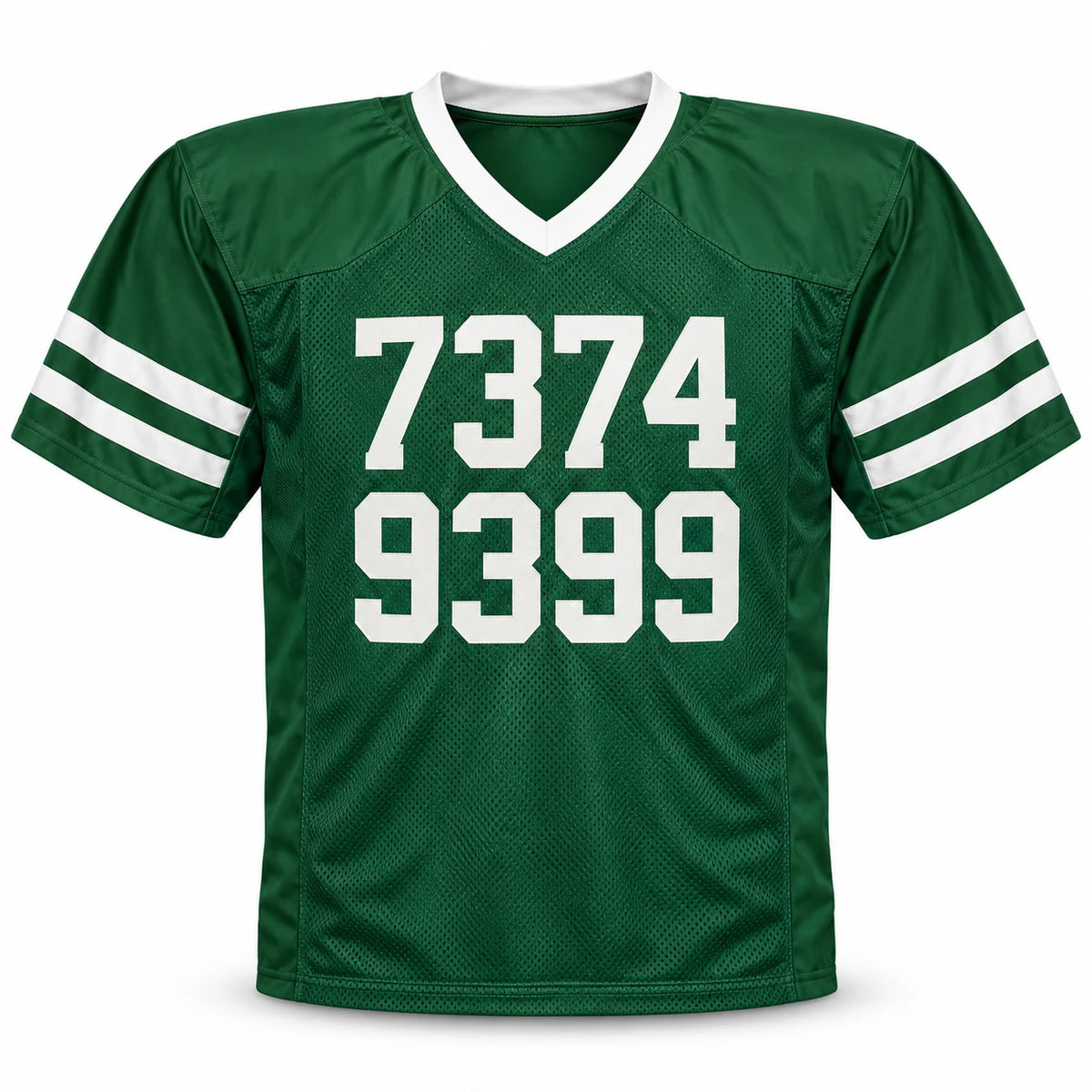 New York Jets Sack Exchange 4-Sign Autographed Green Custom Football Jersey (Size XL, Klecko/Gastineau/Lyons/Salaam) - JSA Authenticated