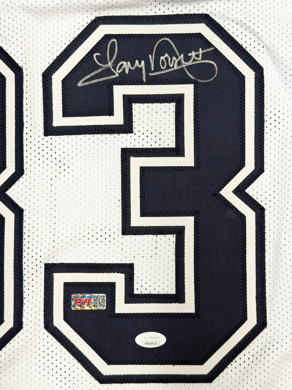 Tony Dorsett Autographed Dallas Cowboys White Custom Football Jersey (Size XL) - JSA Witness Authenticated