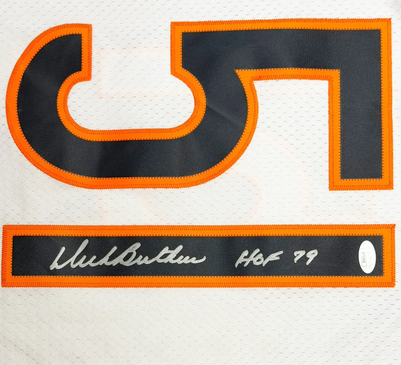 Dick Butkus Autographed Chicago Bears White Reebok Gridiron Classics Jersey JSA Authenticated