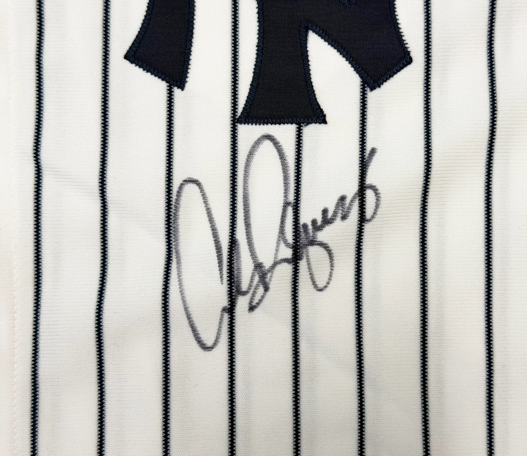 Alex Rodriguez Autographed New York Yankees White Pinstripe Russell Athletic Jersey (Size 52) - Official MLB Hologram Authenticated