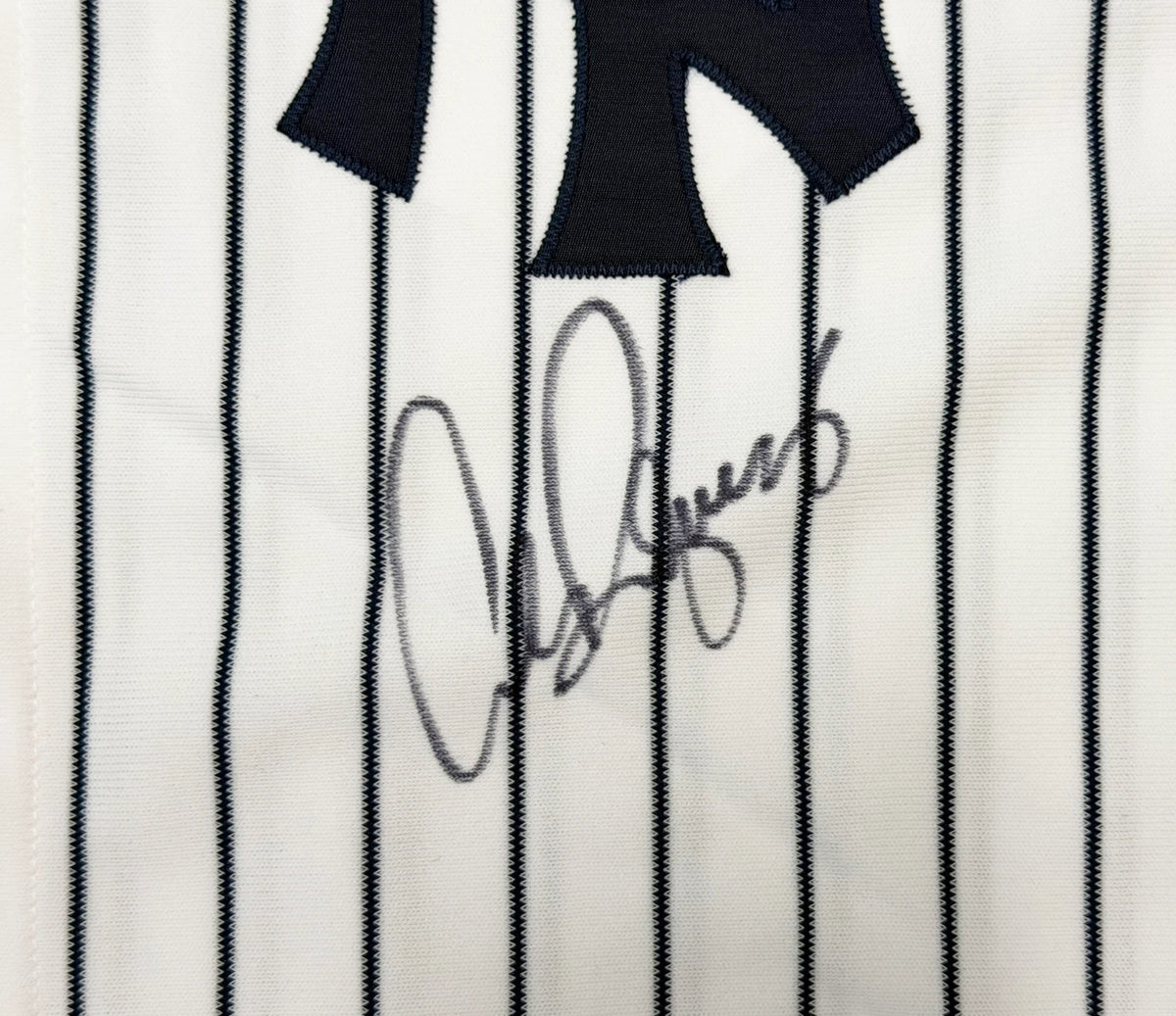 Alex Rodriguez Autographed New York Yankees White Pinstripe Russell Athletic Jersey (Size 52) - Official MLB Hologram Authenticated