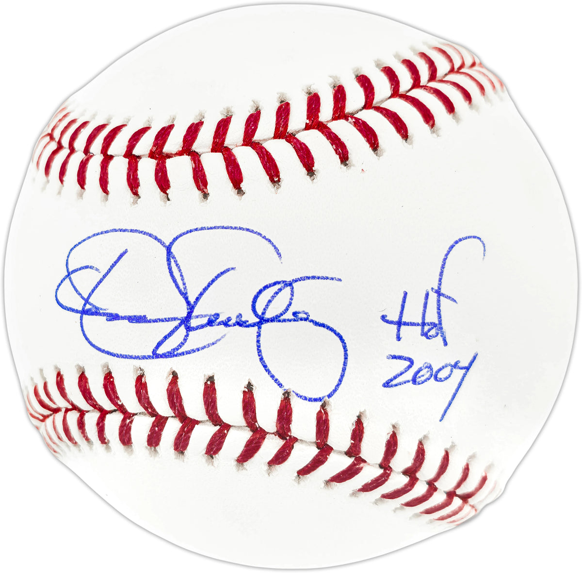 Dennis Eckersley Autographed Oakland Athletics Official Major League Baseball ("HOF 2004" Inscription) - Fanatics Authentic Hologram