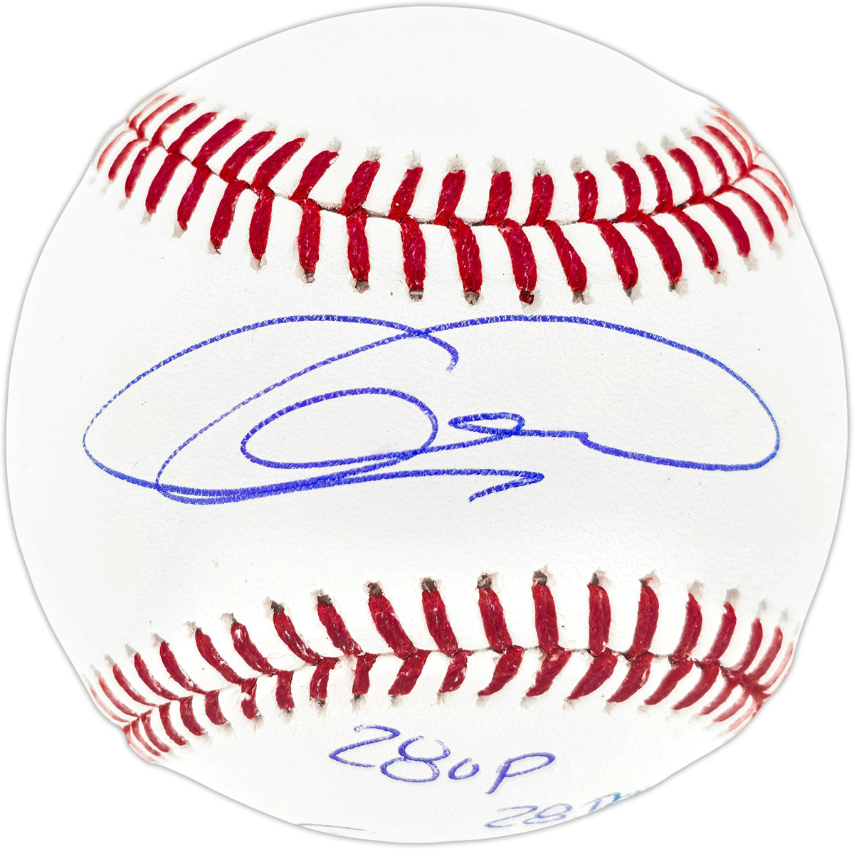 Armando Galarraga Autographed Detroit Tigers Official Major League Baseball with "28 Up, 28 Down" Inscription - JSA Authenticated