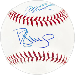 Dwight Gooden & Darryl Strawberry Dual-Signed New York Mets Official Major League Baseball - JSA Authenticated