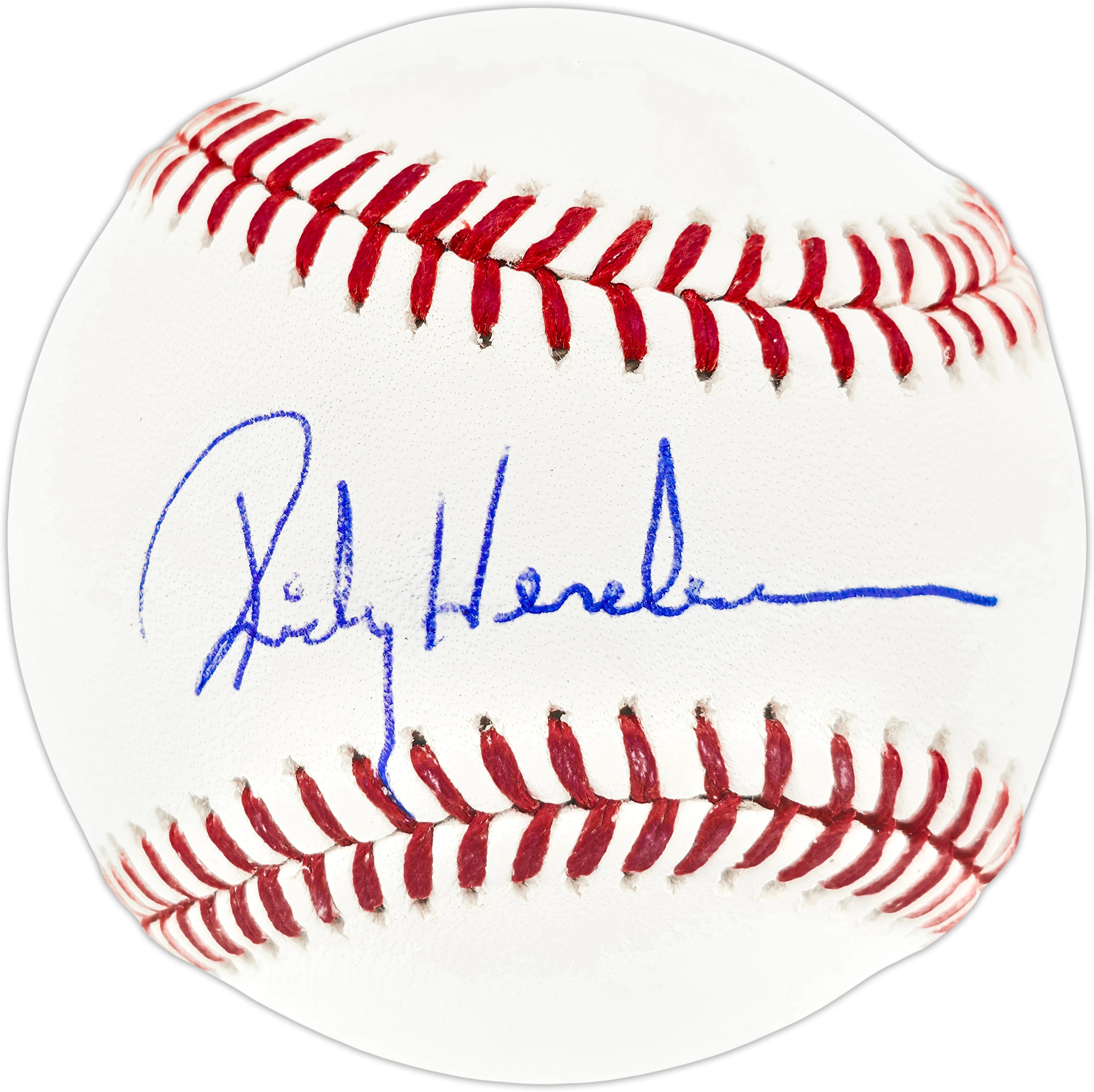 Rickey Henderson Autographed Oakland Athletics Official Major League Baseball - Beckett BAS Witness Authenticated