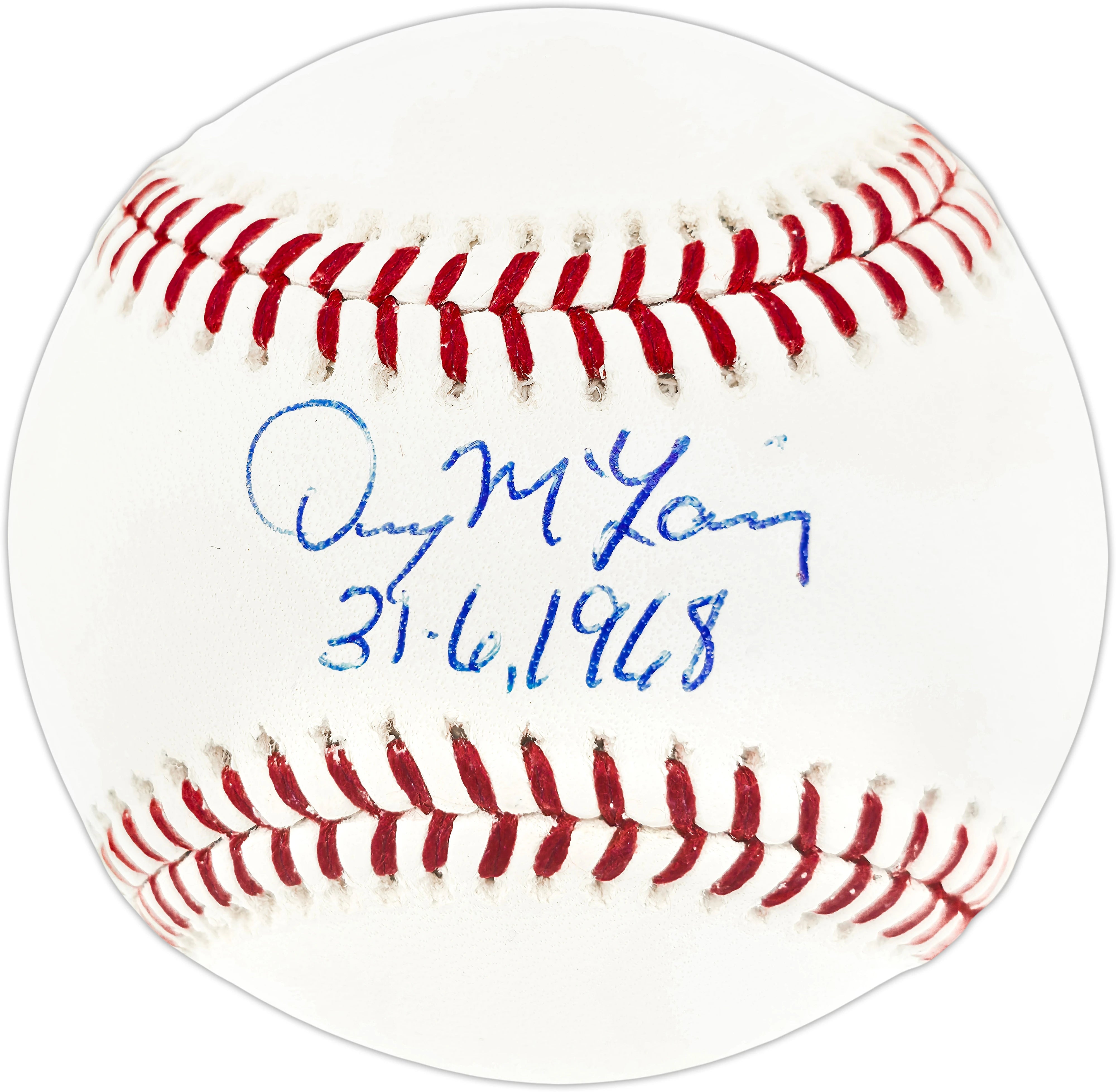 Denny McLain Autographed Detroit Tigers Official Major League Baseball ("31-6 1968" Inscription) - JSA Authenticated