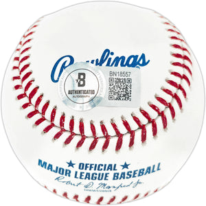 Ozzie Smith Autographed St. Louis Cardinals Official Major League Baseball with "The Wizard" Inscription - Beckett BAS QR Authenticated