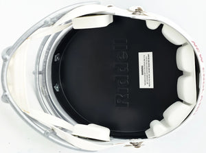 Mike Vrabel Autographed New England Patriots White Rivalries Full Size Speed Replica Helmet - JSA Witness Authenticated
