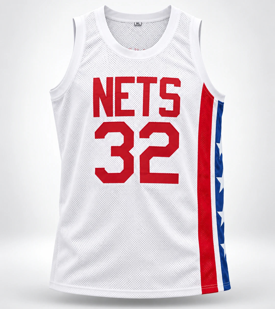 Julius "Dr. J" Erving Autographed New York Nets White Basketball Jersey (Size XL) - JSA Witness Authenticated