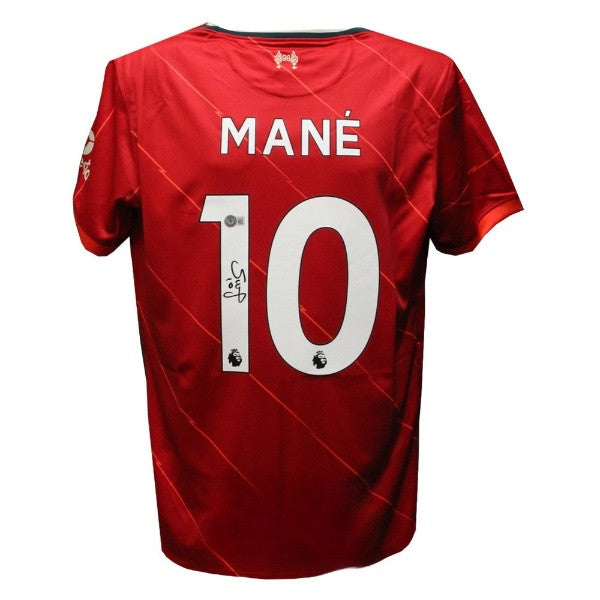 Sadio Mane Autographed Liverpool Soccer Jersey - BAS