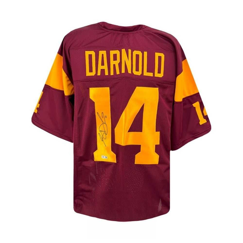 Sam Darnold Autographed USC Trojans Maroon Jersey - BAS