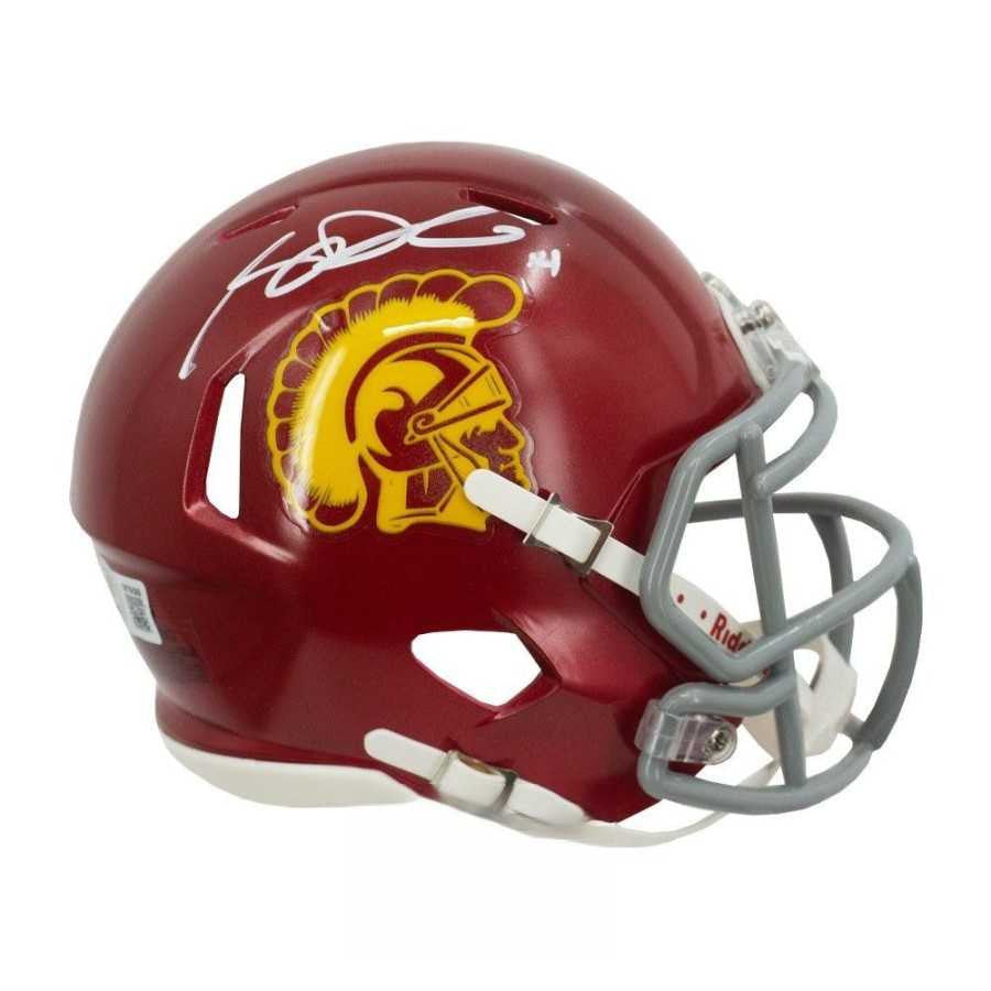 Sam Darnold Autographed USC Trojans Speed Mini Helmet – Beckett BAS Authentication