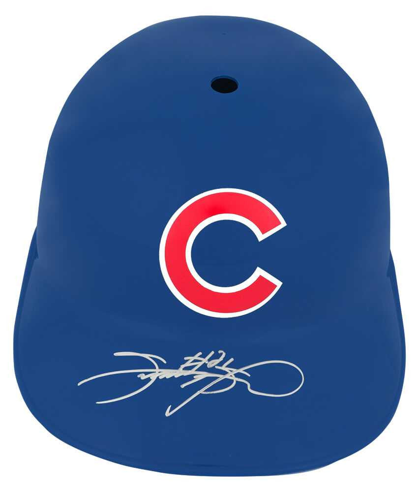 Sammy Sosa Signed Chicago Cubs Souvenir Replica Batting Helmet - Schwartz Authenticated
