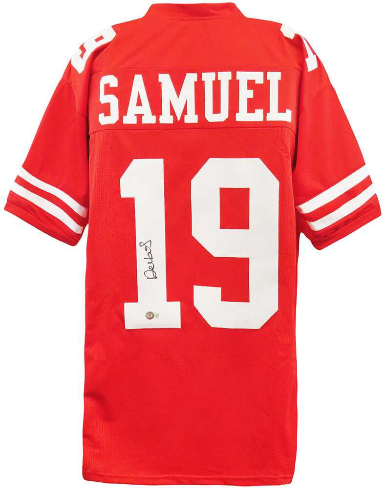 San Francisco 49ers Deebo Samuel Signed Red Jersey - Beckett
