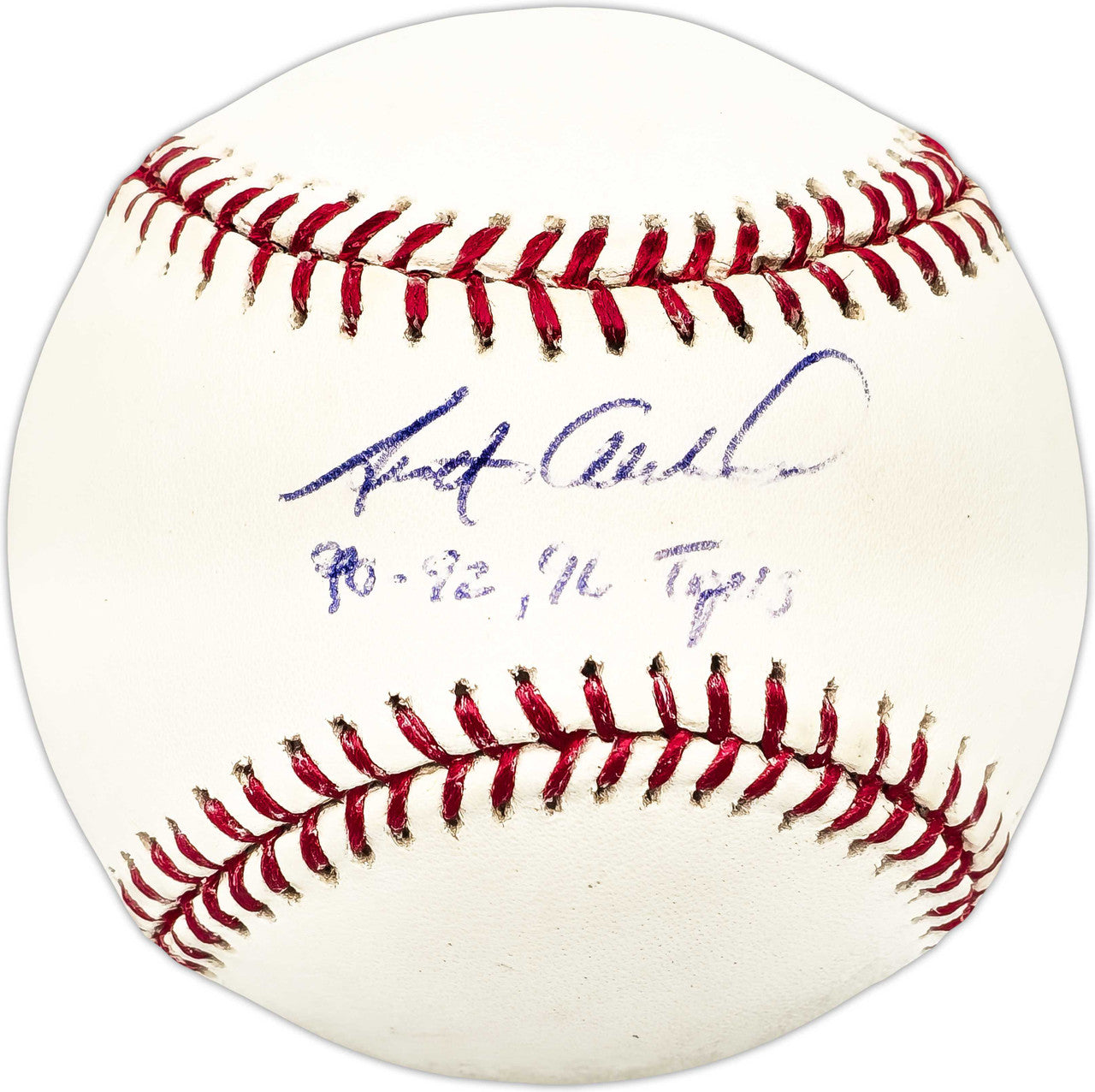 Scott Aldred Autographed Official MLB Baseball Detroit Tigers "90-92, 96 Tigers" SKU #225603