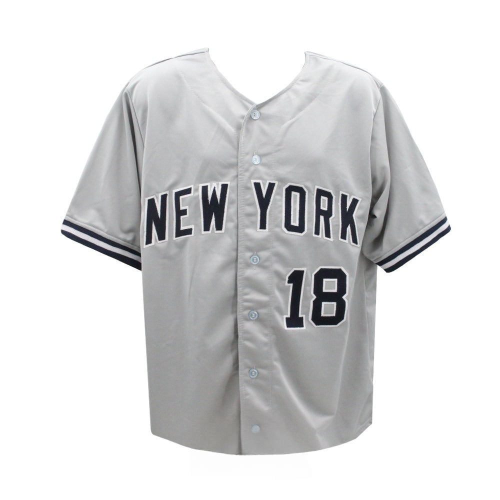 New York Yankees Scott Brosius Autographed Custom Gray Jersey w/ "98 WS MVP" Inscription - BAS COA