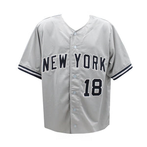 New York Yankees Scott Brosius Autographed Custom Gray Jersey w/ "98 WS MVP" Inscription - BAS COA