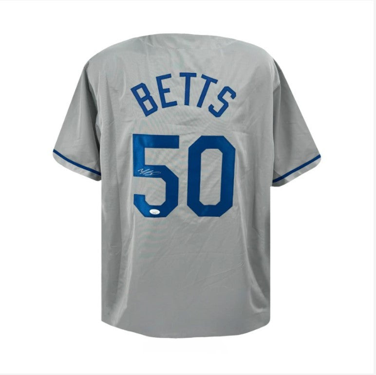 Mookie Betts Autographed Los Angeles Dodgers Custom Baseball Jersey - JSA