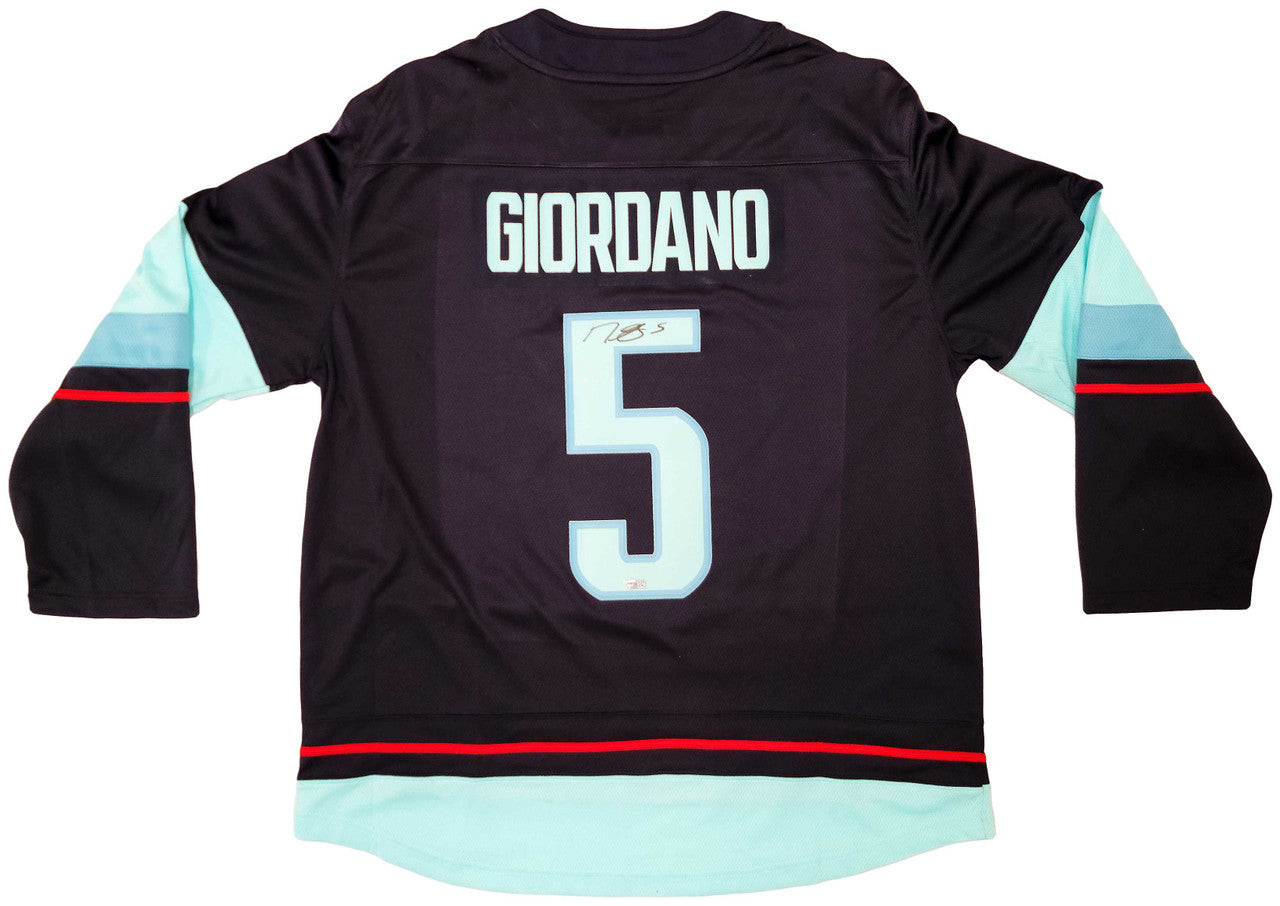 Mark Giordano Signed Seattle Kraken Jersey  Fanatics Authentic